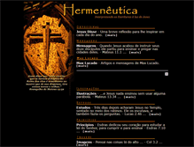 Tablet Screenshot of hermeneutica.com
