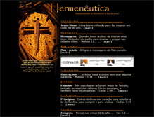 Tablet Screenshot of hermeneutica.org